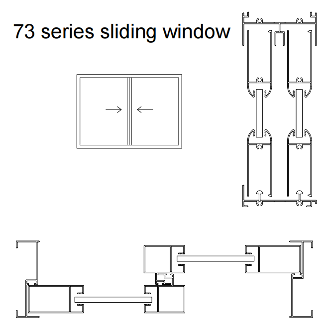 Kenya sandblasting silver aluminum profile from Wanya 山东万雅铝业有限公司